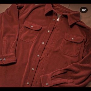 Oversized Soft Red Jacket